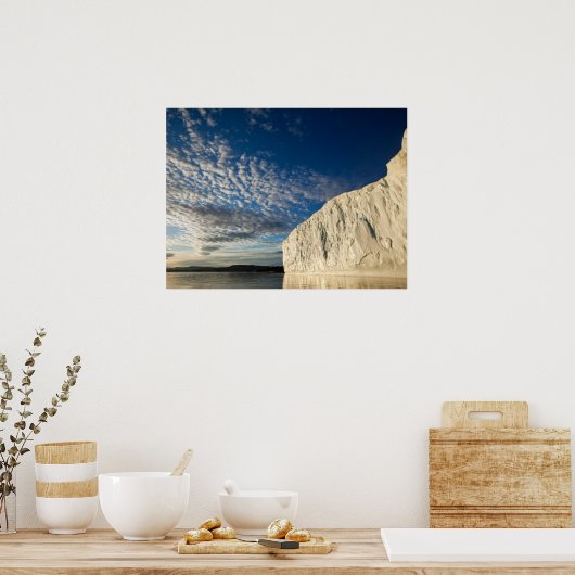 Jakobshavn Glacier in Disko Bay ポスター (キッチン)