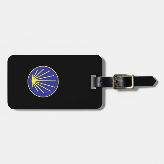 Jakobsweg Pilgermuschel ラゲッジタグ (正面横)