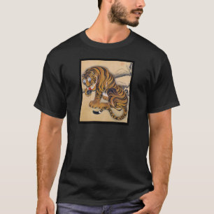 Jakuchu_ 虎図 tシャツ