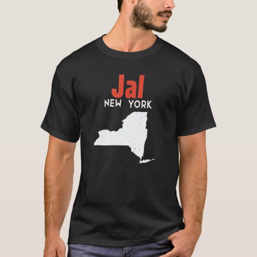 Jal New York USA State America Travel New Yorker Tシャツ (正面)