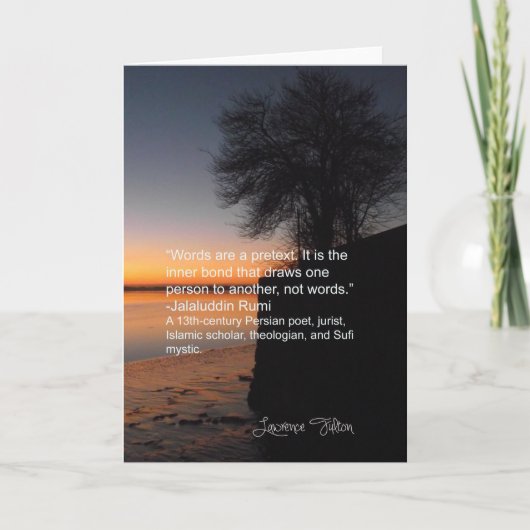 Jalaluddin Rumi -内部の結束についての… カード (正面)