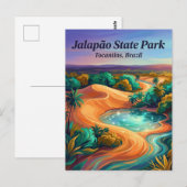 Jalapão State Park Brazil ポストカード (正面/裏面)