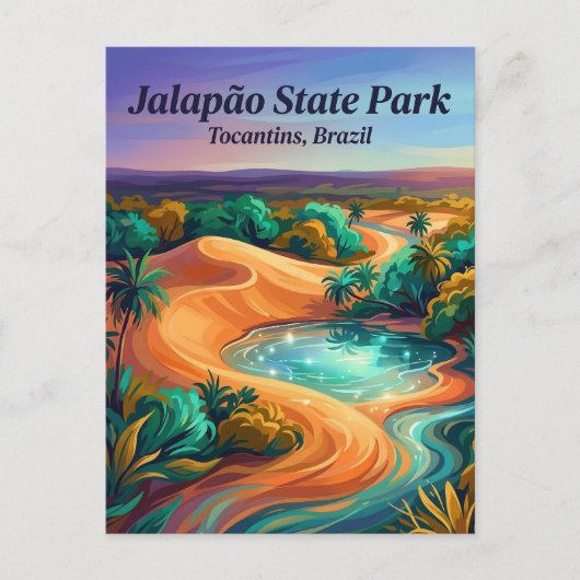 Jalapão State Park Brazil ポストカード (正面)