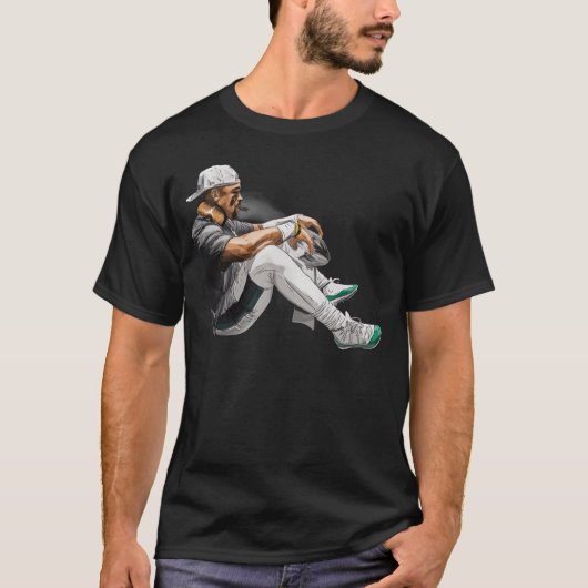 Jalen Hurts チャンピオンギフト Tシャツ (正面)