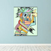 「Jam in Brooklyn」ルチェル・アレクサンダー キャンバスプリント (インサイチュ (ウッドフロア))