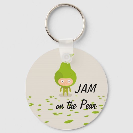 JAM on the Pear Keychain キーホルダー (正面)