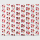 Jam To My Toast Love Gift Wrapping Paper ラッピングペーパー (フラット)