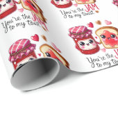 Jam To My Toast Love Gift Wrapping Paper ラッピングペーパー (ロールコーナー)