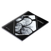 Jama Masjid Mosque, Delhi, Idia in BW （ノートブック） ノートブック (左側)