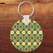 Jamahiri ® Libya | Africa Pattern キーホルダー (正面)