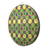 Jamahiri ® Libya | Africa Pattern  ダーツボード (正面右)