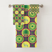 Jamahiri ® Libya | Africa Pattern  バスタオルセット (インサイチュ)