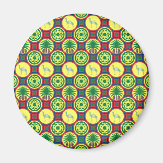 Jamahiri ® Libya | Africa Pattern  マグネット