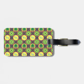 Jamahiri ® Libya | Africa Pattern  ラゲッジタグ (裏面横)