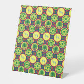 Jamahiri ® Libya | Africa Pattern  台座サイン (正面)