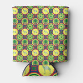 Jamahiri ® Libya | Africa Pattern  缶クーラー (正面)