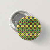 Jamahiri ® Libya | Africa Pattern  缶バッジ (正面&裏面)