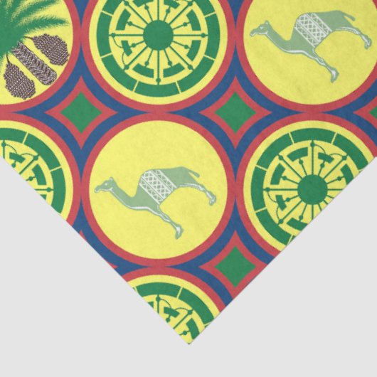 Jamahiri ® Libya | Africa Pattern  薄葉紙 (詳細)