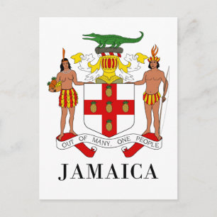 JAMAICA – 紋章/紋章/旗/色/紋章 ポストカード