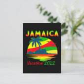 Jamaica 2022 Cruise Vacation Group Matching  ポストカード (スタンド正面)