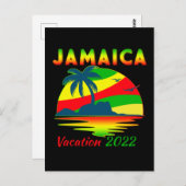 Jamaica 2022 Cruise Vacation Group Matching  ポストカード (正面/裏面)