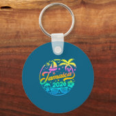Jamaica 2026 Family Vacation Beach Matching Group キーホルダー (正面)