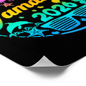 Jamaica 2026 Family Vacation Beach Matching Group  ポスター (角)