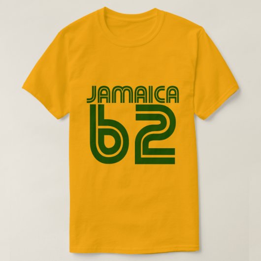 Jamaica 62 - Proud Jamaicans - Reggae Rasta Shirt Tシャツ (デザイン正面)