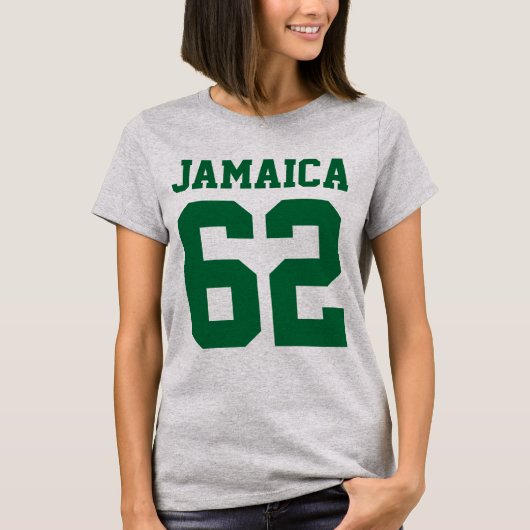Jamaica 62 - Proud Jamaicans - Reggae Rasta Shirt Tシャツ (正面)