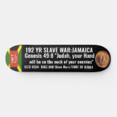 JAMAICA AUG 1 1834. 8 1/4" スケートボードデッキ (横)