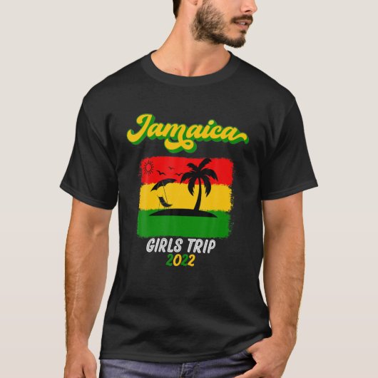 Jamaica Caribbean Family Vacay Girls Couples Trip Tシャツ (正面)