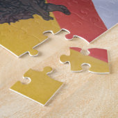 Jamaica Caribbean Flag Jigsaw Puzzle ジグソーパズル (側面)