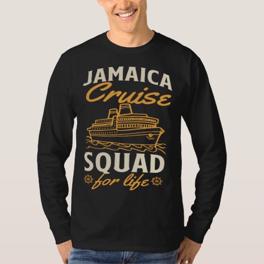 Jamaica Cruise Squad For Life Matching Cruise Ship Tシャツ (正面)