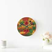 Jamaica dreams ラウンド壁時計 (ホーム)