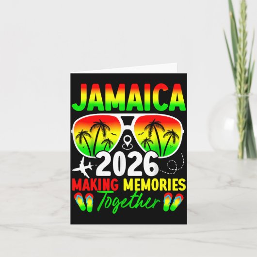 Jamaica Family Reunion 2026 Making Memories Vacati カード (正面)
