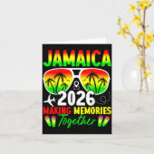 Jamaica Family Reunion 2026 Making Memories Vacati カード (黄色い花)