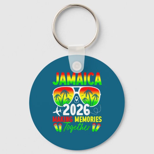 Jamaica Family Reunion 2026 Making Memories Vacati キーホルダー (正面)