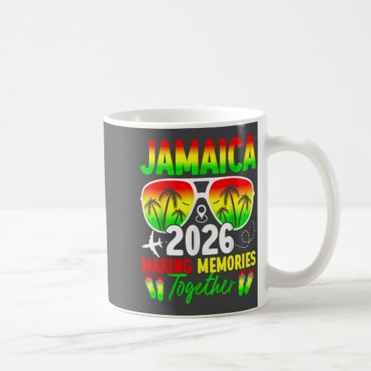Jamaica Family Reunion 2026 Making Memories Vacati コーヒーマグカップ (右)