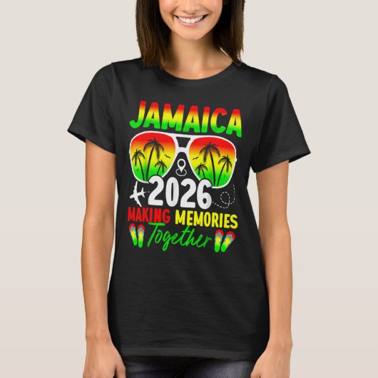 Jamaica Family Reunion 2026 Making Memories Vacati Tシャツ (正面)