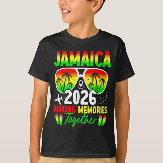 Jamaica Family Reunion 2026 Making Memories Vacati Tシャツ (正面)
