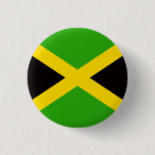 Jamaica Flag Button Jamaican Pride 缶バッジ (正面)