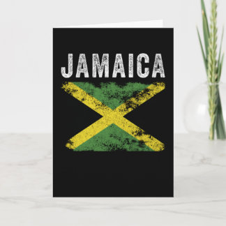 Jamaica Flag Distressed - Jamaican Flag カード