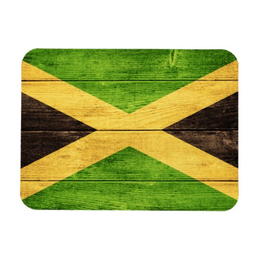 Jamaica Flag Island - Proud Jamaicans - Magnet マグネット (横)