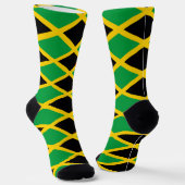 Jamaica Flag Jah Rastafari Blessed Love Socks ソックス (傾斜あり)