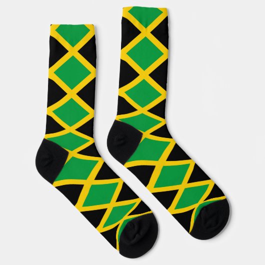 Jamaica Flag Jah Rastafari Blessed Love Socks ソックス (右)