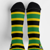 Jamaica Flag Jah Rastafari Rasta Reggae Socks ソックス (上部)