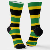 Jamaica Flag Jah Rastafari Rasta Reggae Socks ソックス (傾斜あり)