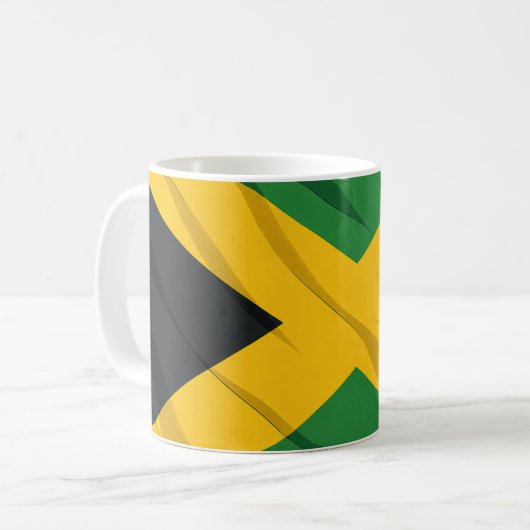 Jamaica Flag Mug コーヒーマグカップ (正面左)