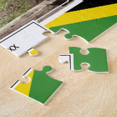 JAMAICA Flag | Photo ジグソーパズル (側面)