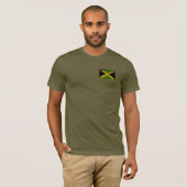 Jamaica Flag - Proud Jamaicans - Jah Army Shirt Tシャツ (正面フル)